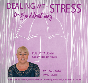 Flyer for Dealing with stress on Thursday 17th September 2026