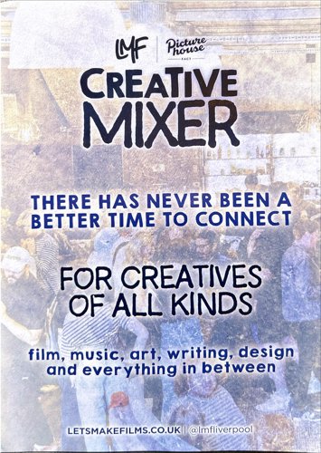 Flyer for Creative Mixer - Let’s Make Films on Wednesday 17th June 2026